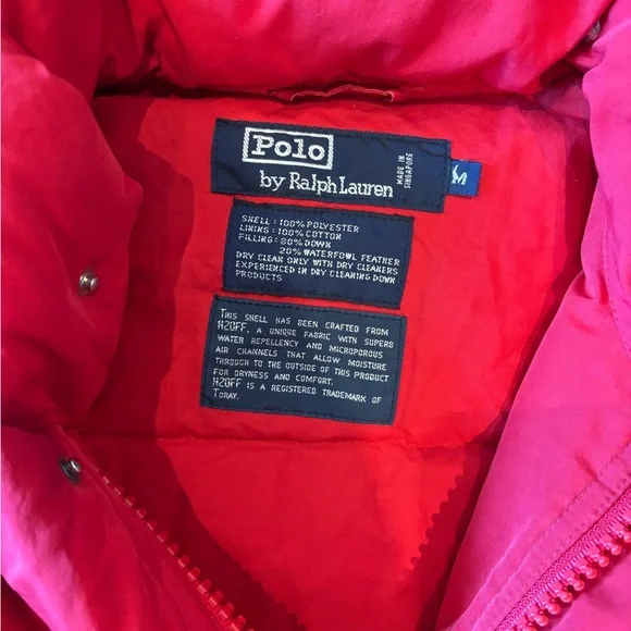 Vintage 90s POLO Ski Down Jacket - Picture 4 of 7